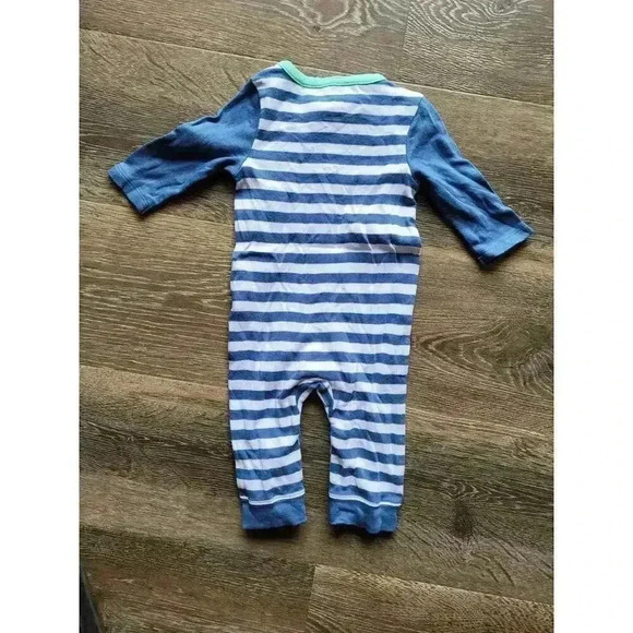 Cat & Jack baby boy one piece with bow tie size 0-3 months #1 - Picture 2 of 3